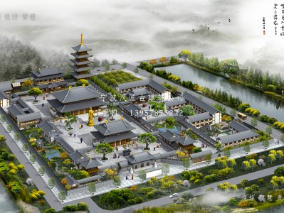 五华寺庙建筑总体规划方案